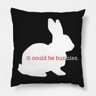 It could be bunnies. Pillow