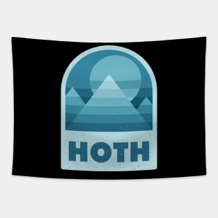 Hoth - Geometric and minimalist series Tapestry