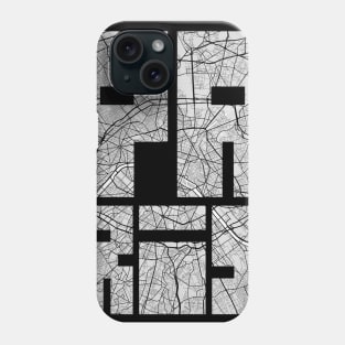 Paris, France City Map Typography - Light Phone Case