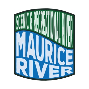 Maurice River Scenic and Recreational River Wave T-Shirt