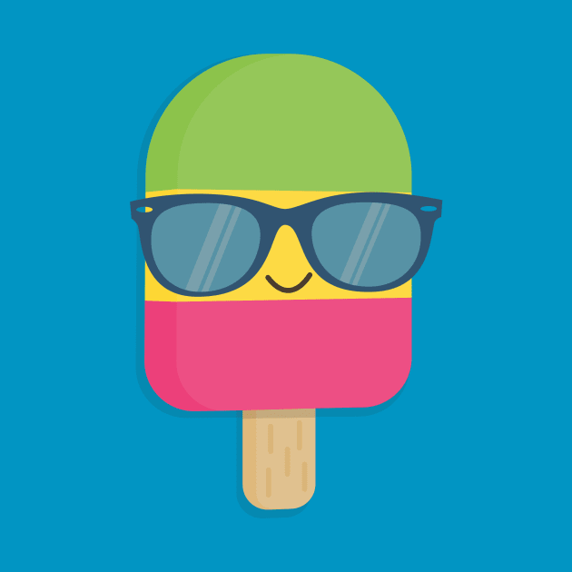 Cool Summer Paradise Popsicle T-Shirt by happinessinatee