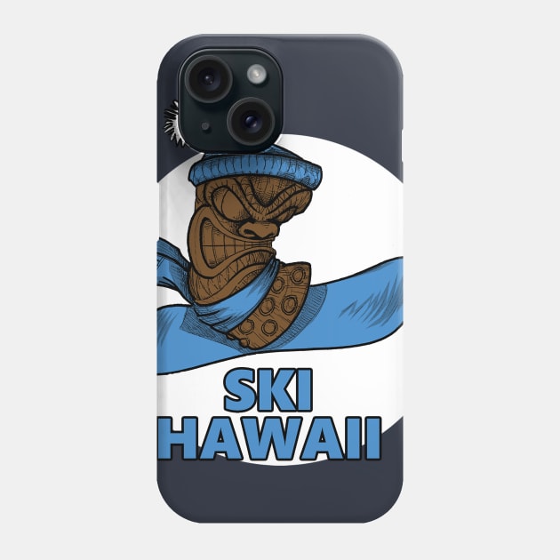 Ski Tiki Phone Case by inkninja