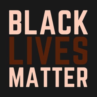 Black Lives Matter Colors T-Shirt