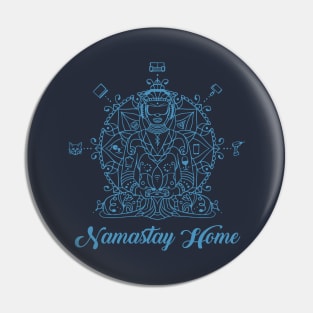 Namastay Home Pin