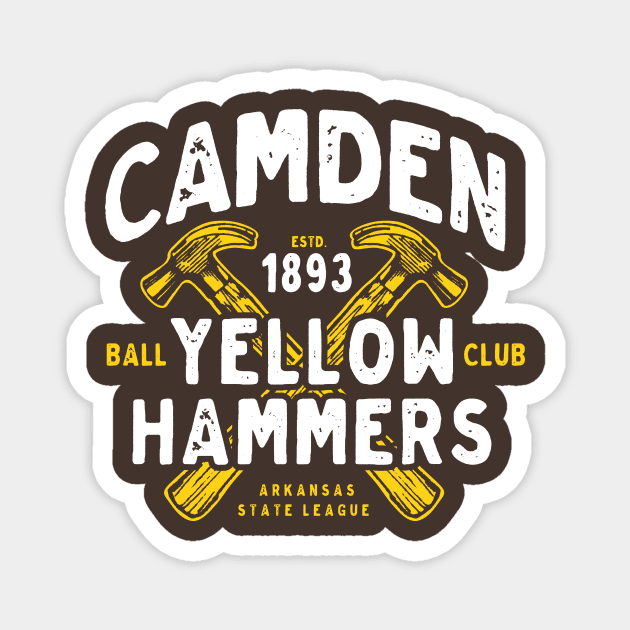 Camden Yellow Hammers Magnet by MindsparkCreative