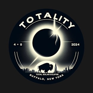 BUFFALO NEW YORK TOTALITY 4-8-2024 TOTAL SOLAR ECLIPSE T-Shirt