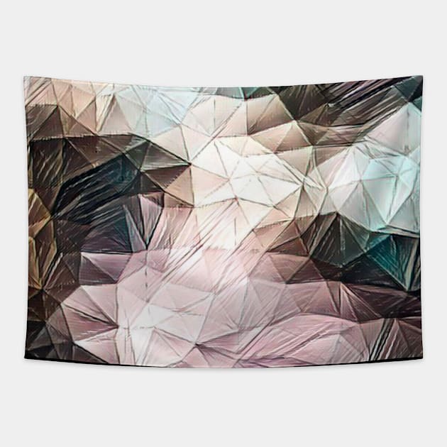 Geometric Triangle Shape 3 Tapestry by LetShirtSay