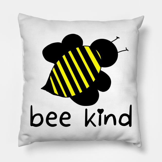 Bee Kind Pillow by Phoebe Bird Designs