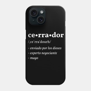 Definicion de Cerrador Phone Case