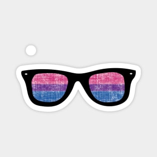 Bi-Sexual Pride Flag Sun Glasses Design Magnet