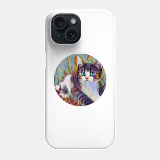 Bright-Eyed floppy cat Phone Case