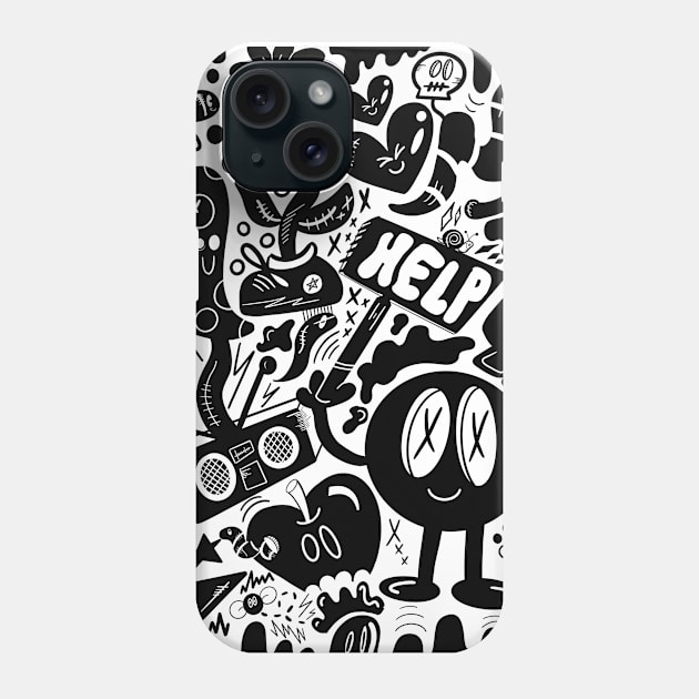 Mind Boggle IV Phone Case by LightniNG Underground