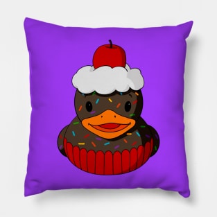 Cupcake Rubber Duck Pillow