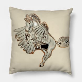 Flying Pegasus Horse Pillow