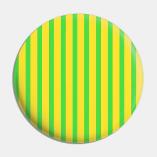 Achava | Yellow and Green Stripes Pattern Pin