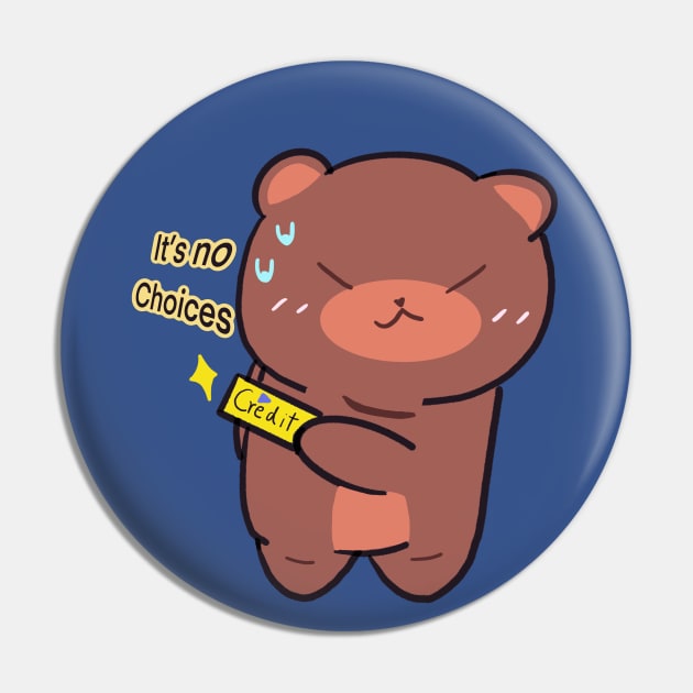 Bear with Credit Card Pin by SatthaRat