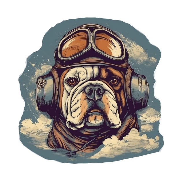 Aviator dog by GreenMary Design