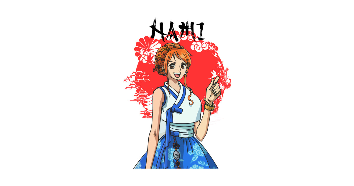 nami one piece fashion nami one piece sticker teepublic