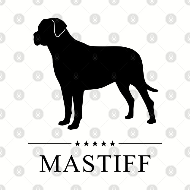 Mastiff Black Silhouette by millersye