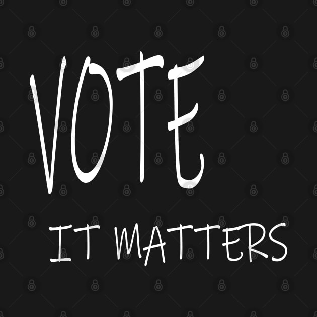 Vote it matters, Elections, your voice, your right by Maan85Haitham