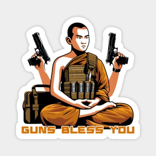 Gun Bless You Magnet