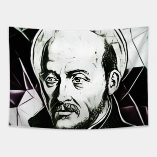 Ignatius of Loyola Black and White Portrait | Ignatius of Loyola Artwork 3 Tapestry