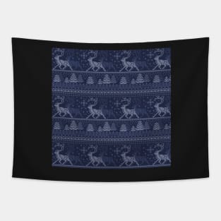 Knitted christmas pattern Tapestry