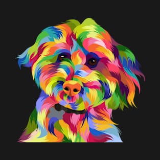 Dog Pop Art Illustration T-Shirt