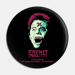 Fear and horror in a Vampire Fright Night Pin