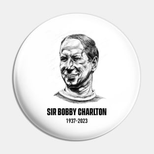 Sir Bobby Charlton RIP Glory Pin