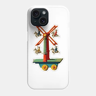 Vintage toy Ferris wheel carousel Phone Case