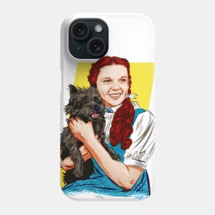 Judy Garland - An illustration by Paul Cemmick Phone Case