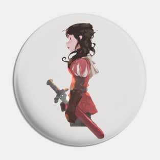 Female Warrior Pin