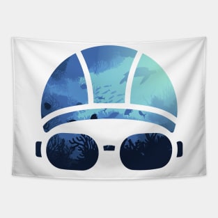 Creative Swimming Cap of Submarine Life Gift Tapestry