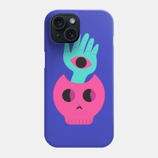 Skull's Watchful Hand Phone Case