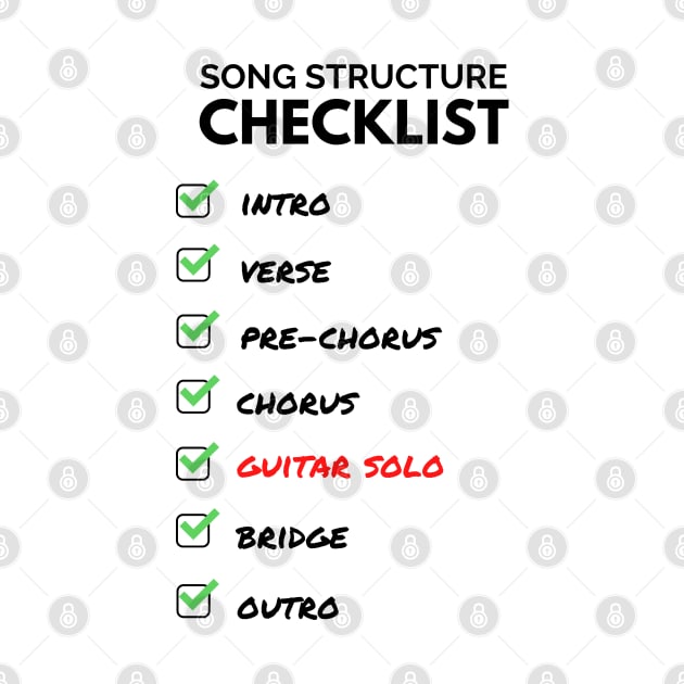 Song Structure Checklist Light Theme by nightsworthy