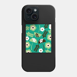 Mushrooms and flowers Phone Case