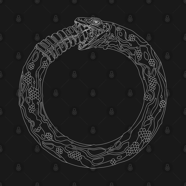 White Ouroboros by O GRIMLEY