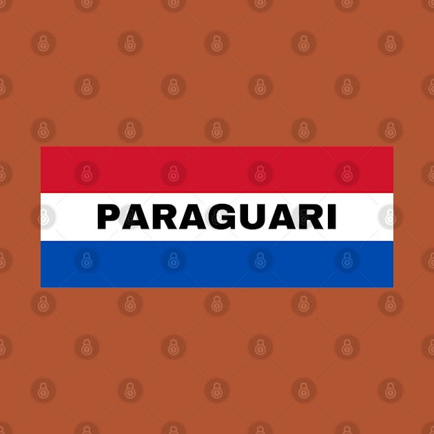 Paraguari City in Paraguay Flag Colors by aybe7elf