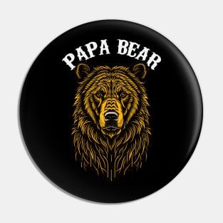 Papa Bear Pin