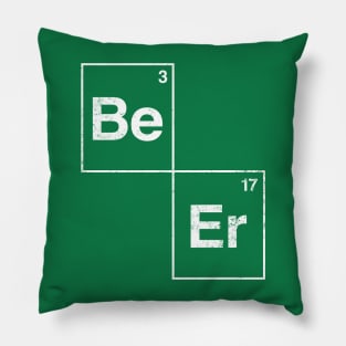 Beer - Funny Periodic Table of Elements Pillow