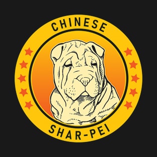 Chinese Shar-Pei Dog Portrait T-Shirt