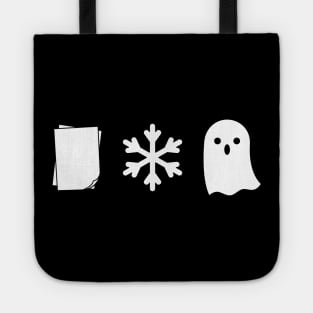 Paper, Snow, a Ghost! Tote