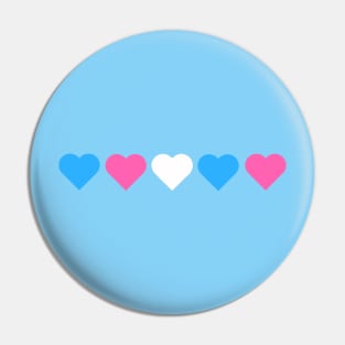 Transgender Hearts Pin