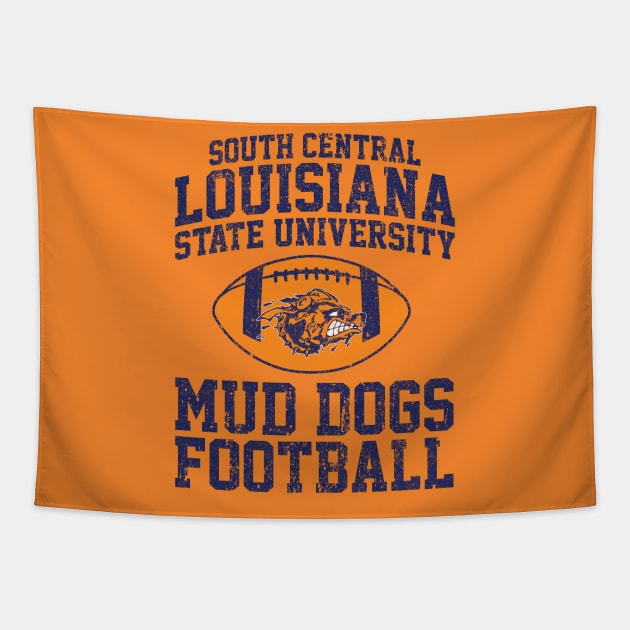 South Central Louisiana State University Mud Dogs Football (Variant) Tapestry by huckblade