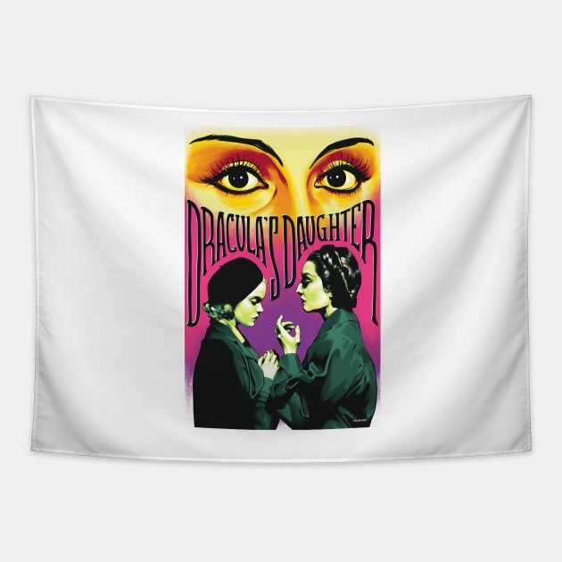 Dracula's Daughter Movie Art Tapestry by PhilRayArt