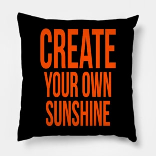 Create your own sunshine Pillow