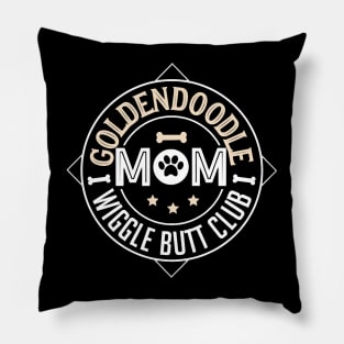 Goldendoodle Mom Wiggle Butt Club Pillow