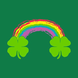 Shamrock Rainbow for St Patricks Day Paddys T-Shirt