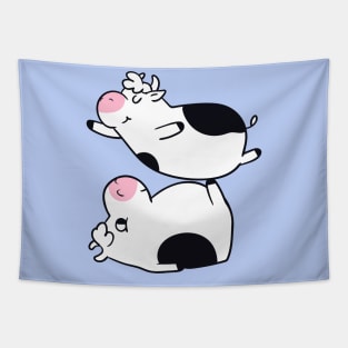 Acroyoga Cow Tapestry